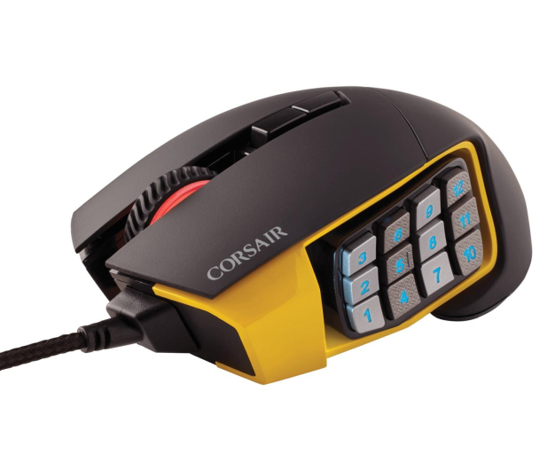 Corsair Scimitar PRO (RGB, czarno-żółta) - 343844 - zdjęcie 4
